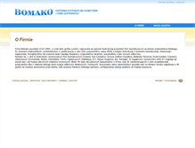 Tablet Screenshot of bomako.pl